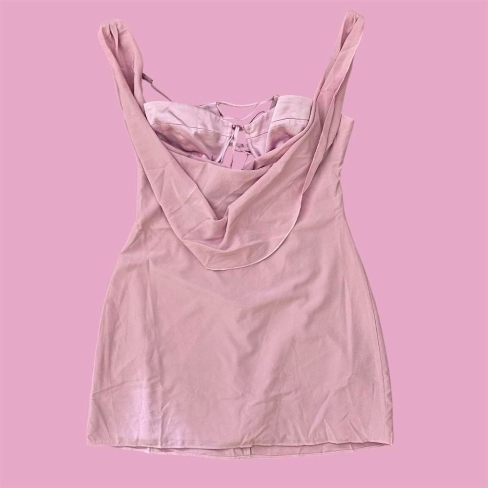 pink mini dress